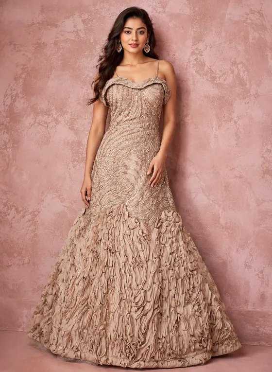 Megha Fashion new arrival designer gown